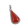 Natural Red Onyx Gemstone Handmade 925 Solid Silver Jewelry Pendant 1.50'' t9o89