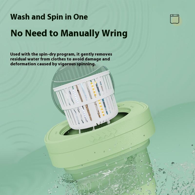 Portable Folding Washing Machine Mini folding washing machine Specialized sock washing machine Baby laundry underwear MiniWasher