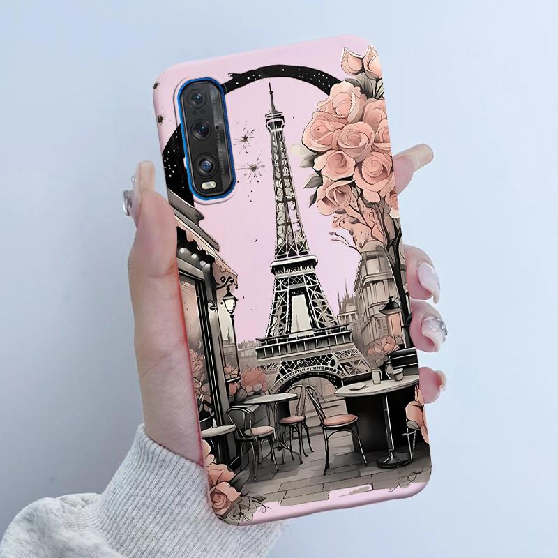 For Oppo Find X2 X 2 Pro Phone Case Butterfly Flower Girl Design Soft Silicone TPU Back Housing for Oppo Find X2 Pro X2Pro Cover