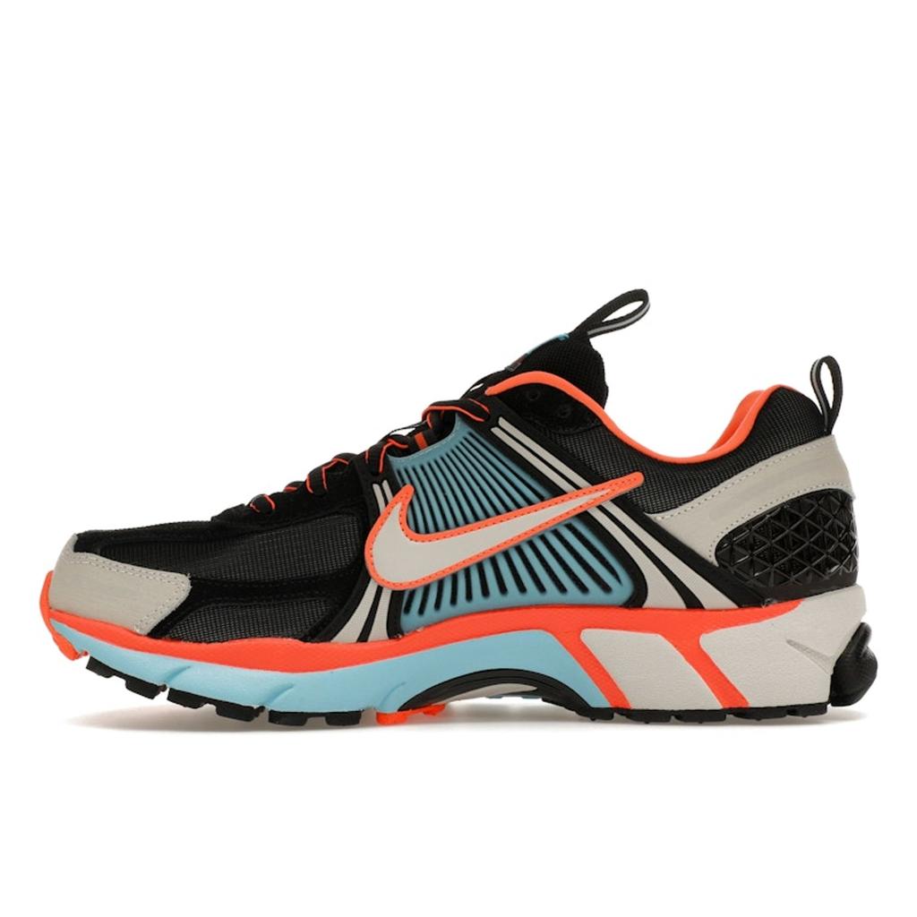 Nike Air Zoom Vomero 5 Blue Gaze Total Orange Women Sneakers Black Light-Bone FZ3963-010