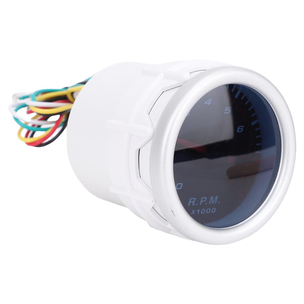 Drehzahlmesser für Auto 8000 U/min Messgerät Drehzahlmesser 55 mm Durchmesser für 1 bis 8 Zylinder Benzinmotor