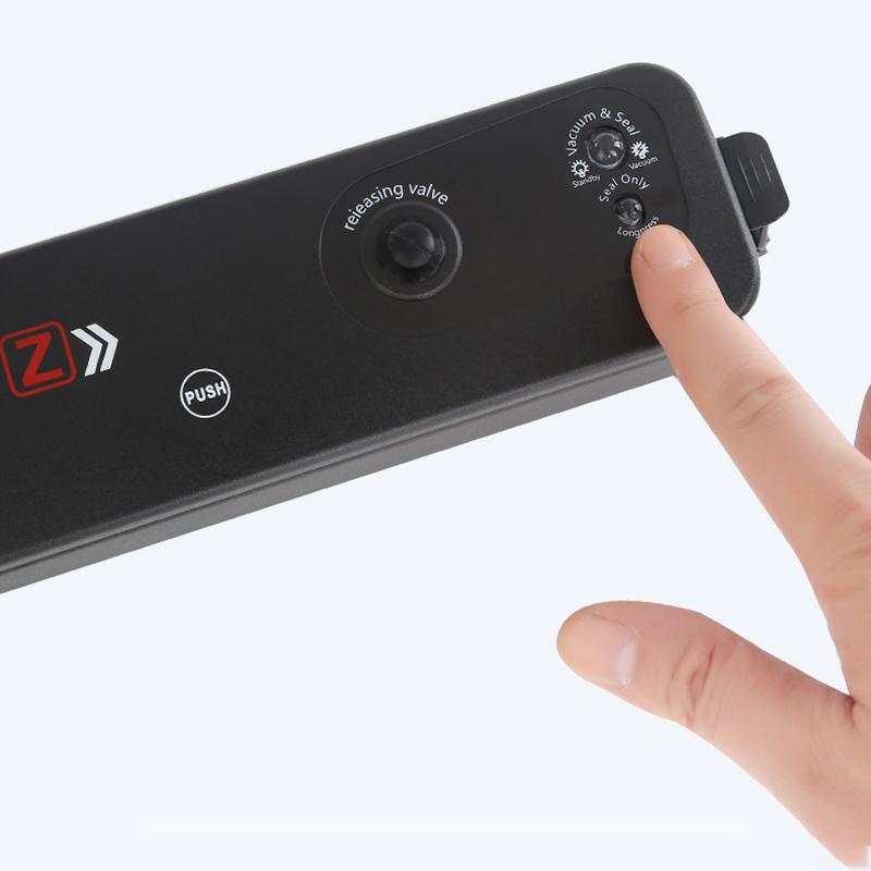 2pcs Home Kitchen Vacuum Sealer with 20 Vacuum Bags,220V EU Voltage,Food Automatic Vacuum Sealing Machine Small Plastic Sealer