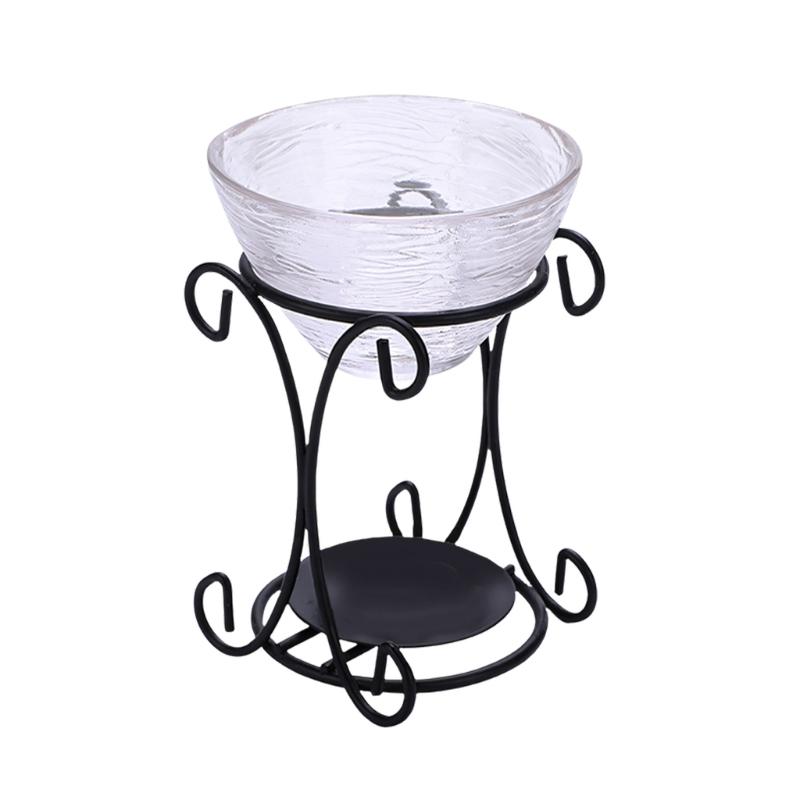 

Large Capacity Decorative Essential Oil Heater With Heat Resistant Metal Base Artistic Design Scent Burners Home Decors 1