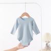 Baby Velvet Bodysuit Triangle Newborn Belly Cover Romper Soft Seamless Infant Crawling Jumpsuit Cozy Comfortable Essential