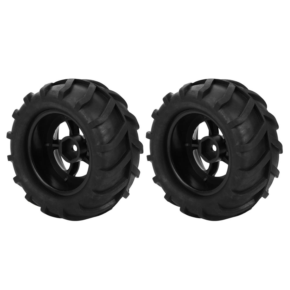 

2pcs 82mm RC Rubber Wheel Tire Tyre for 116 Remote Control Racing Car Buggy Truck