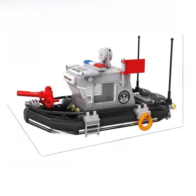 

Maritime Patrol Boat Building Blocks Set With Abs Plastic For Kids And Diy Fans
