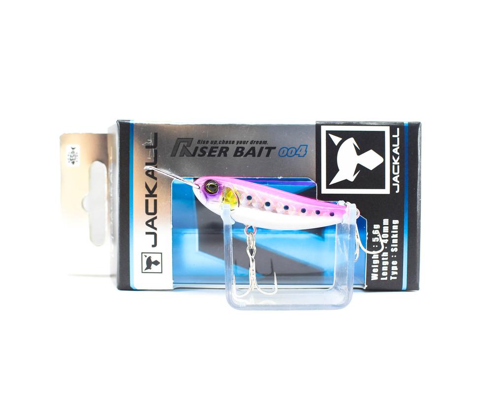 Jackall Riser Bait 004 40mm Topwater Sinking Lure Pink Back Sp (9349)