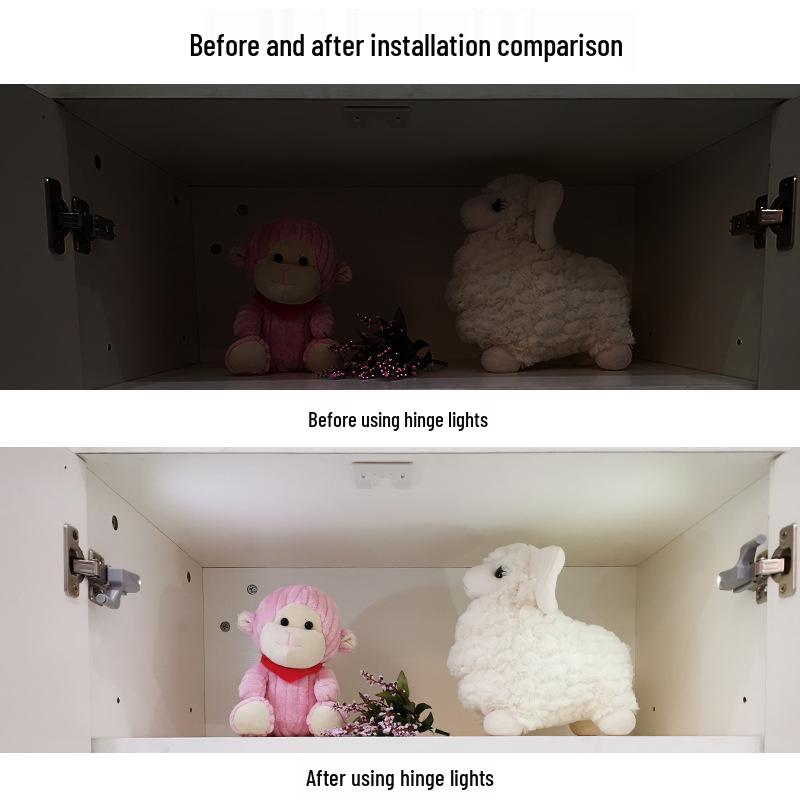 Rechargeable LED Cabinet & Wardrobe Light - Illuminates Bedrooms & Bedside Tables