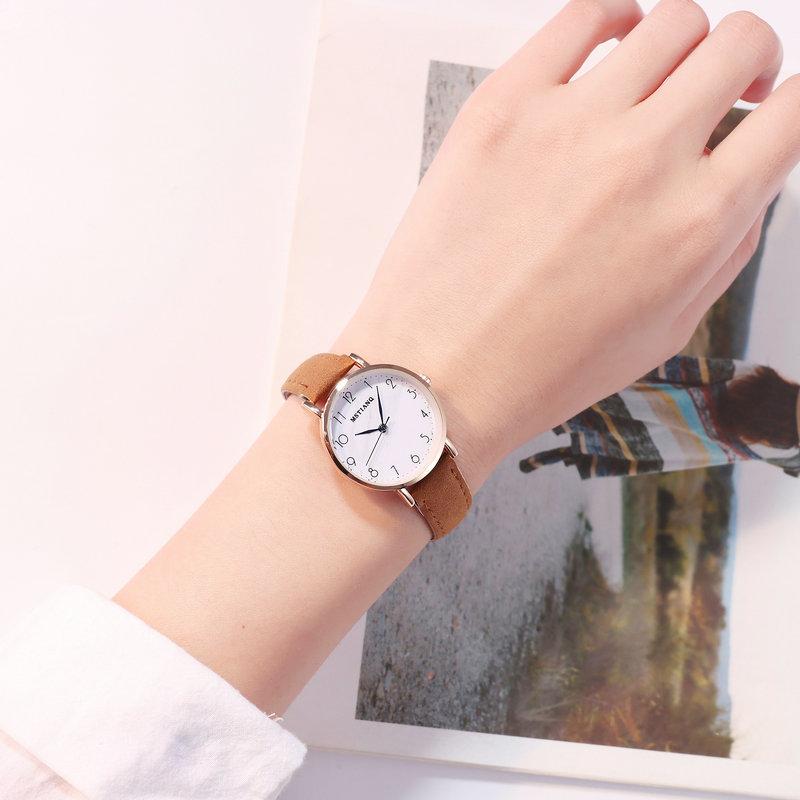 Retro Style Simple Temperament Women'S Watch Girlfriend Girl Student Casual Fashion Trend Versatile Quartz Watch