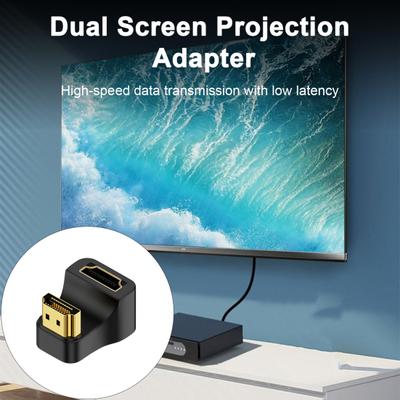Adapter HDMI-compatible Male Connector To Female Ultra-Clear 8K Support UHS2.1 with Indicator Light Adapter
