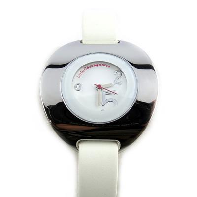 [N2306] - Designer Watch 'Lulu Castagnette' Silver White
