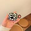 Kuhmuster Kopfhörer-Schutzhülle für AirPods Pro2/Pro3/Pro, Anti-Drop-Kopfhörerhülle für AirPods 4/3/1/2 mit schwarzem Ring