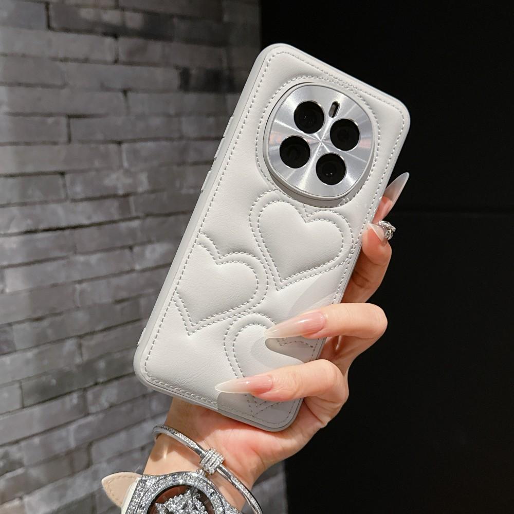 For Huawei Magic 7 Pro Case Luxury PU Skin Love Lens Protective Back Cover Case For Honor Magic 7 7Pro Full Cover Phone Shell