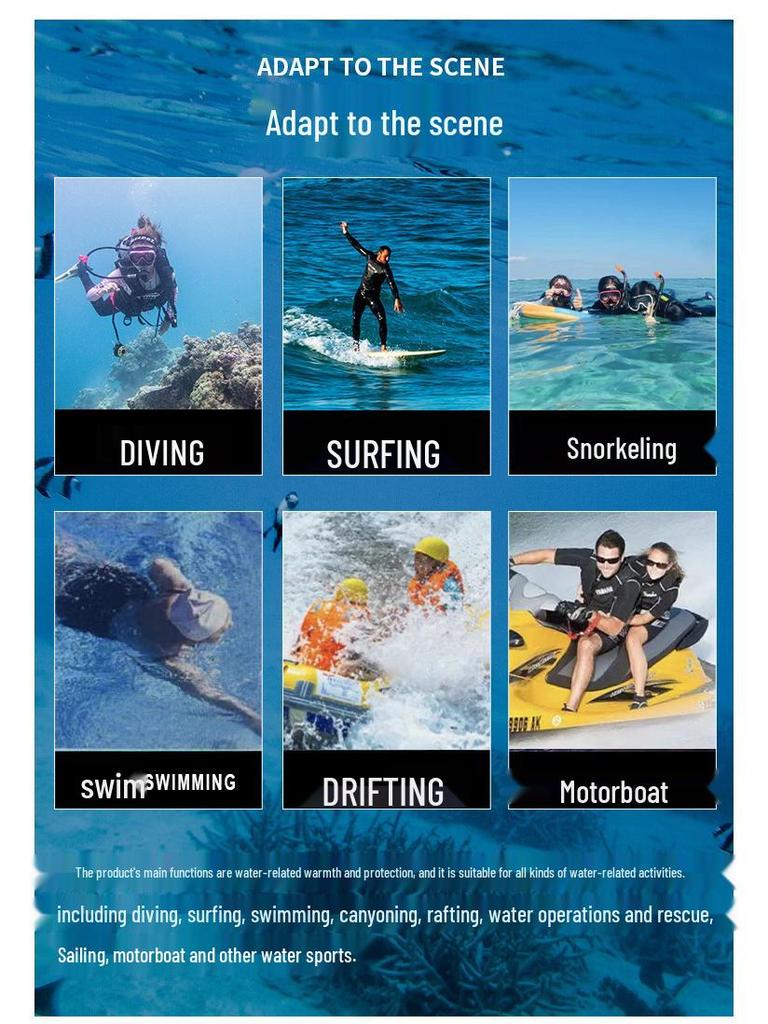 Diving Boots: 5MM Non-Slip, Wear-Resistant for Beach, Surfing, River, Snorkeling, and Rescue