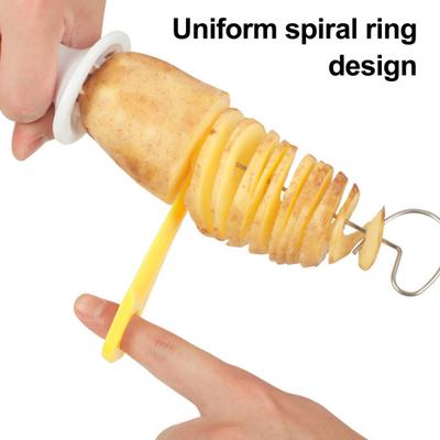 Yousheng Swirl Spiral Potato Slicer Multifunctional Potato Tower Making Machine Kitchen Gadget for Twisted Fries Zucchini Spirals Cucumber