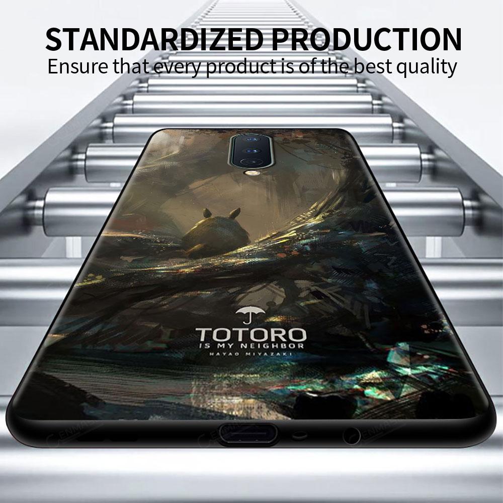 Custodia Antiurto Per OnePlus 8T 7 8 Pro 9 Nord Z 7T N10 2 N100 N200 CE 9R 5G Nera Morbida Cover per Telefono Guscio Anime Giapponese Tototro Cas