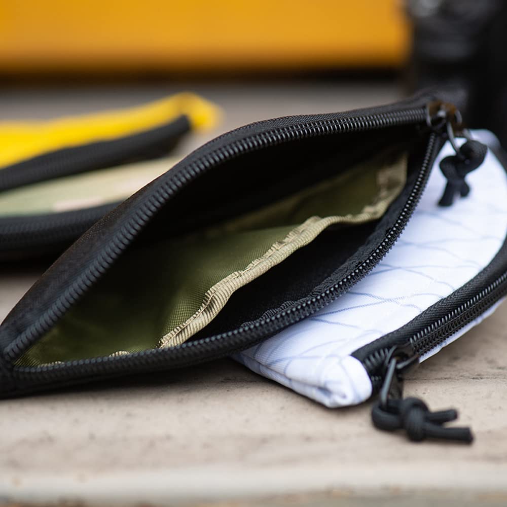 SZB Kaffeefilteretui, Aufbewahrungsetui für Kaffeepapierfilter, Tragbar, Wasserdicht und Staubdicht für Camping und Outdoor (Weiß (X-PAC))