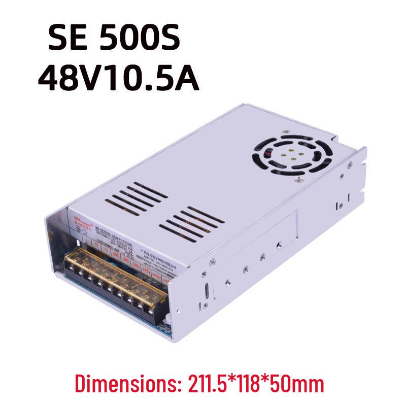 500W High Power 48V 10.5A DC Switching Power Supply with Monitoring