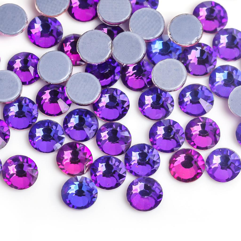 Weichen Rhinestone Factory Austrian Diamond Decorative Rhinestone Diy Nail Art Beauty Glass Jewelry Glue Bottom Color Plated Rhinestone