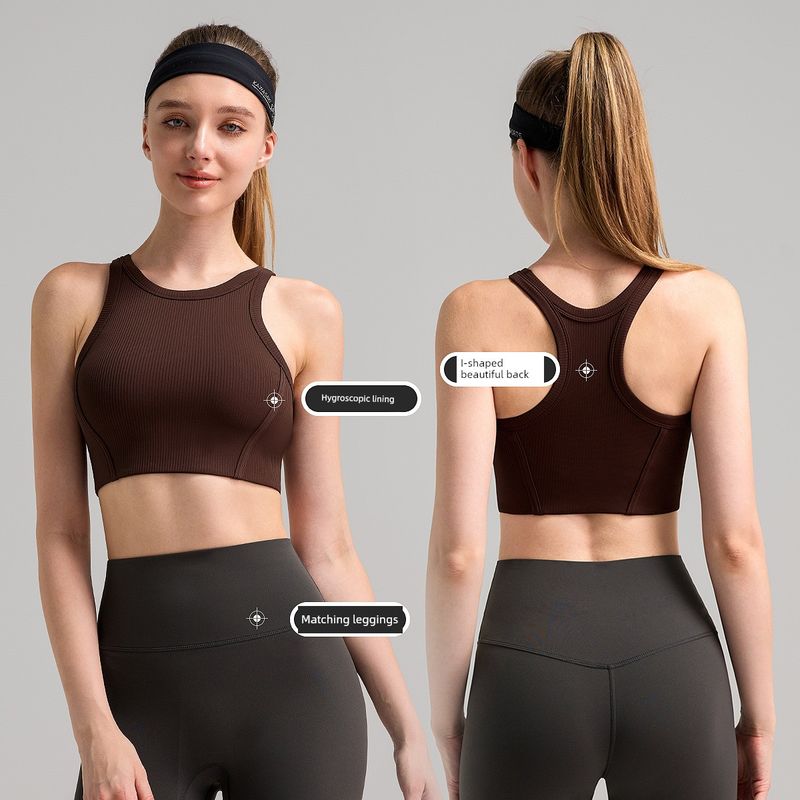 Lu Same High-Strength Bubble Wrap Sports Intimates Women's Quick-Drying Breathable Moisture-Absorbing Rib Workout Top Yoga Vest