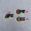 S Logo R Logo for Jaguar XF XE XJL R-SPORT Metal Car Emblem Badge Sports Tail Logo Leaf Plate Sticker