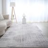 Maßgefertigter japanischer Wabi-Sabi & nordisch gestreifter Schlafzimmer-/Akzentteppich
