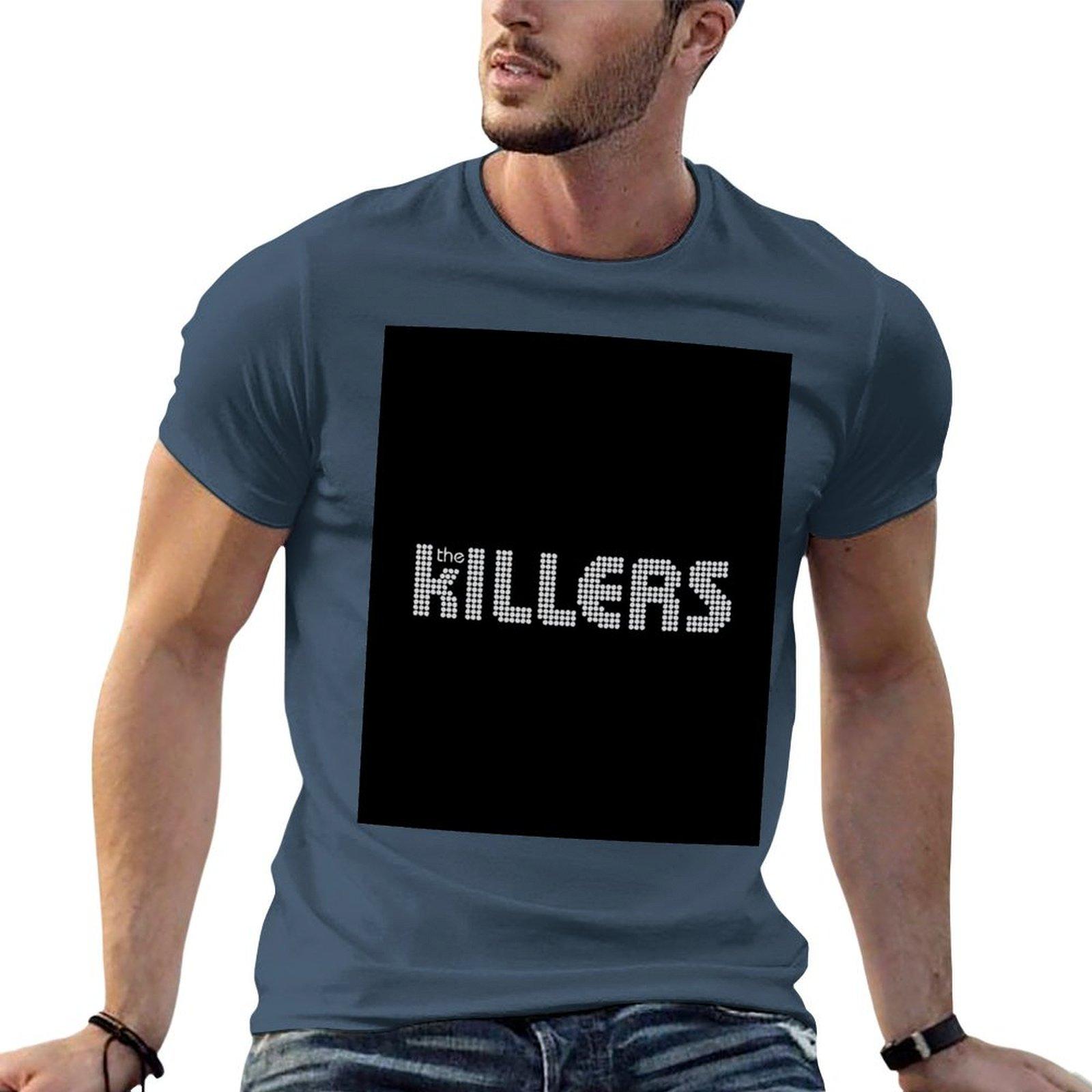 The Killers Dots White Tshirt Unisex T Shirt Cotton 100 T Shirt For Unisex Unisex T Shirt Cotton Tshirt S