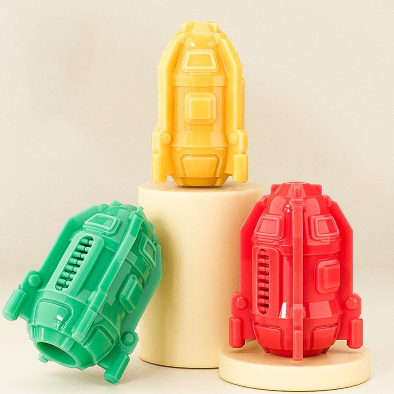 Pet food leaking toys dog chewing fun creative toys grinding teeth cleaning TPR chewing toys
