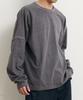 Iseuteuseobiseusyab Double Sleeve Wrangler T-Shirt - Rosie Grey
