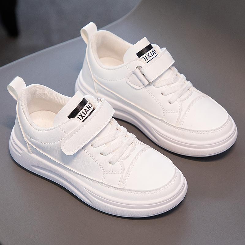 

Детская классическая модная обувь для скейтбординга с низким верхом, удобная мягкая подошва, детские дышащие повседневные кроссовки для мальчиков и девочек для школьников 26 белый