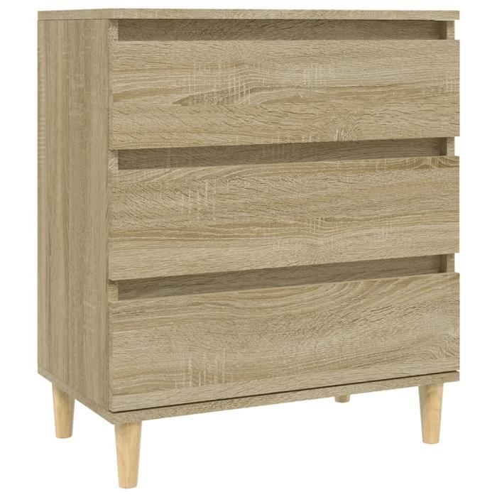 823043 vidaXL Buffet Chêne sonoma 60x35x70 cm Bois d'ingénierie