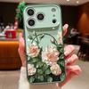 Lotus Sunflowers Pattern Case For iPhone 17 Pro Max Funda iPhone 16 15 14 13 Pro Max Magnetic For Magsafe Hybrid Slim Matte Cover