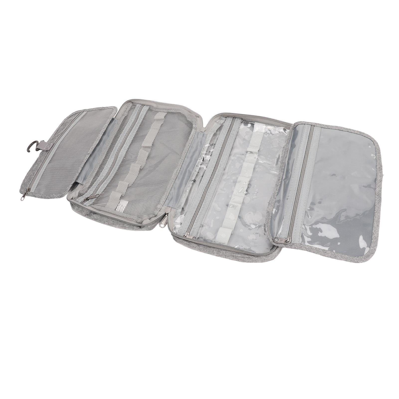 

Toiletry Bag for Men Women Travel Makeup Bag with Handle Foldable Waterproof Cosmetic Bag Wet Dry Separation Large Capacity