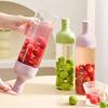 Borcan Infuzor din Sticlă, Sticlă Transparentă Etanșă pentru Prepararea Vinului din Fructe, Carafă 800ml pentru Ceai Cold Brew cu Capac Etanș