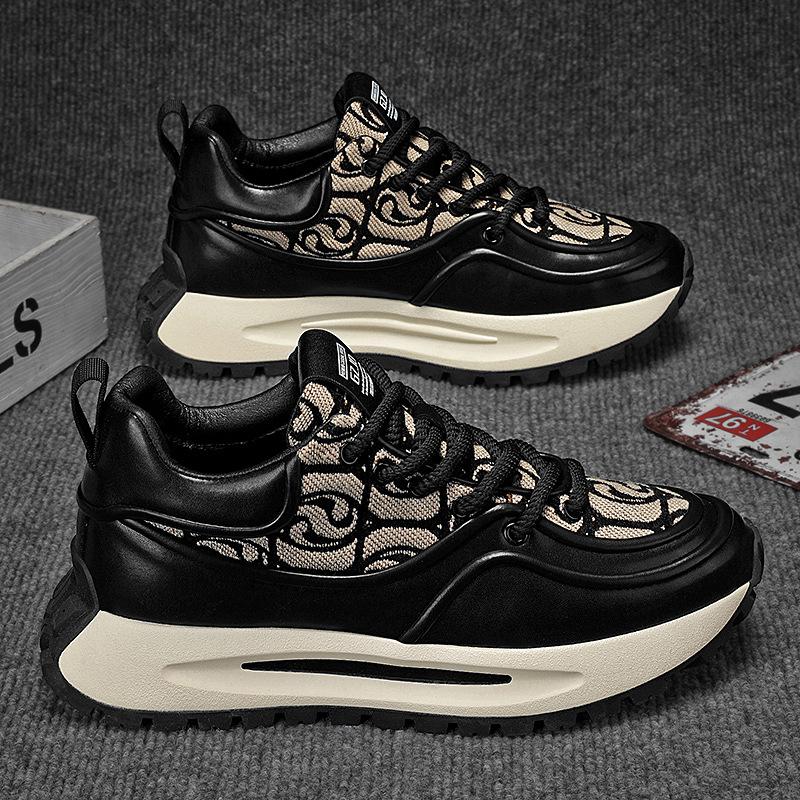 Men's Shoes 2024 Spring New Printing Totem High Value Tide Men's Casual Sneakers