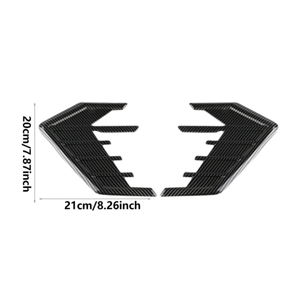 

Universal Car Shark Gills Side Air Outlet Vent Decoration Sticker Trim Cover Decal Exterior Styling Accessories 2Pcs/Set