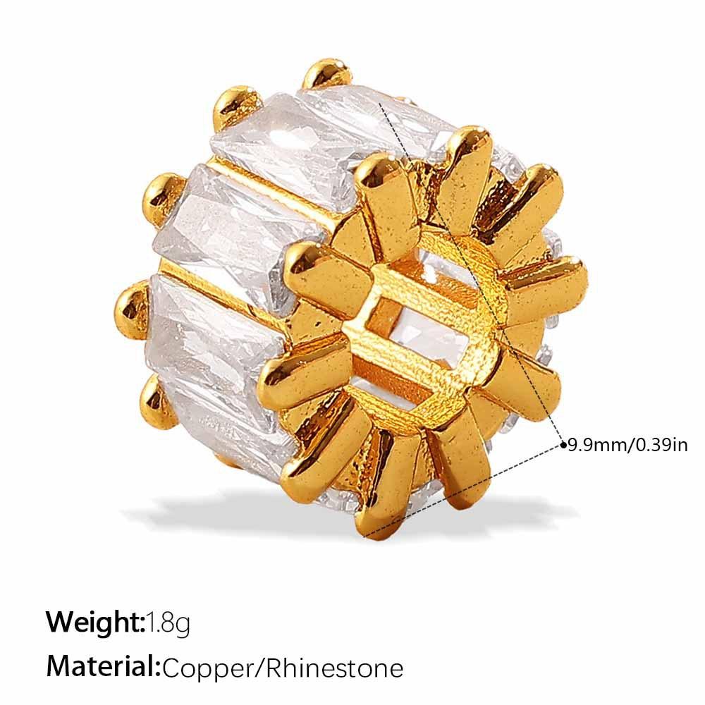 Fashion Versatile Multi-Color Flower Pendant Pendant Diamond Clover Style Diy Jewelry Accessories