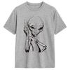 Unisex Tshirt Ufo We Come In Space Alien Funny Pure Cotton Tee Shirt Short Sleeve T Shirt O Neck Tops Unique