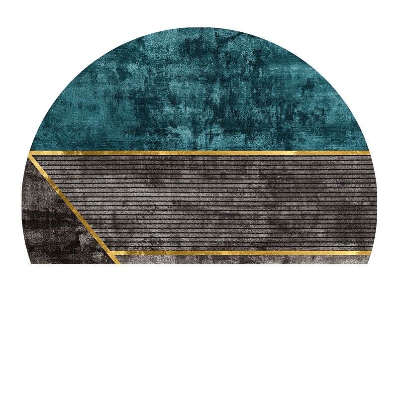 Half Circle Nordic Carpet Entrance Door Bathroom Absorbent Floor Mat Carpet Door Mat Household Anti Slip Mat