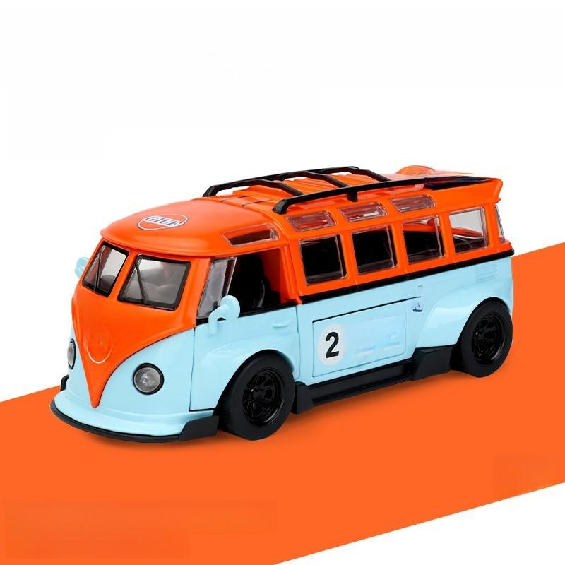 Alloy Car Model Volkswagen T1 Classic Bus With Opening Doors For Collectors