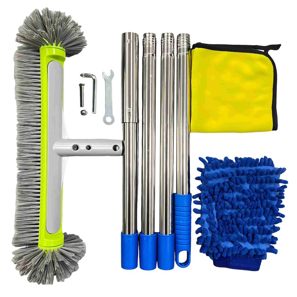 Swimming Pool Round Scrub Brushes with Around Nylon Bristles Enhanced Pool Brushes for Cleaning Shower Bathroom Patio Pool