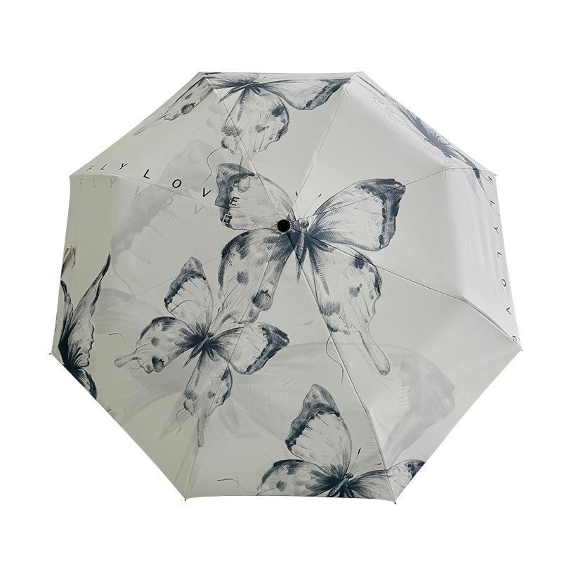 Lightweight Folding Umbrella UV Protection Sun Umbrella Waterproof Rain Umbrella Compact Portable for Travel Outdoor Commute Leisure