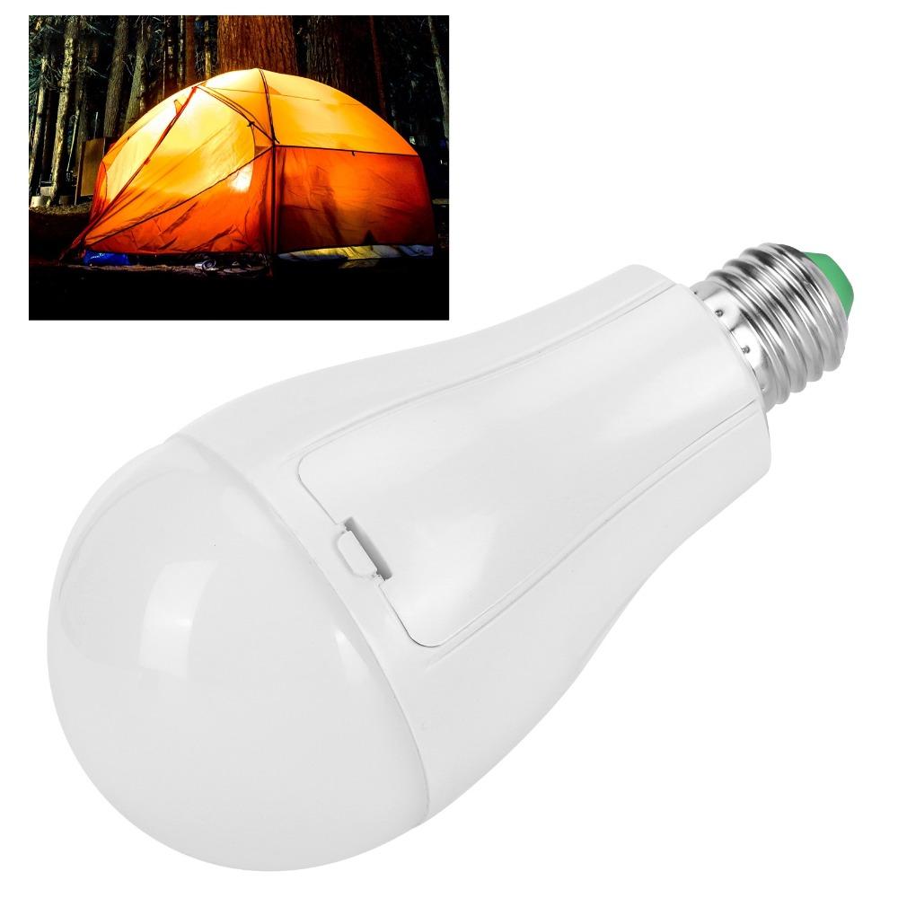 E27 LED Light Bulb CRI 80+ LED Camping Lamp Long Lasting Emergency Light  Indoor Backup Lighting