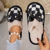 Cotton Slippers for Women, Thick and Lightweight Anti-slip Cotton Shoes, Bedroom Warm Slippers