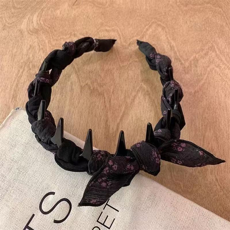 Polka Dot Bow Headband for Women Twist Hair Hoop Fashion Hair Accessory