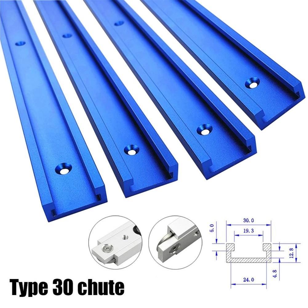 Lichtgewicht Aluminiumlegering T-sleuf Schuifbalk voor Houtbewerking 100 500mm