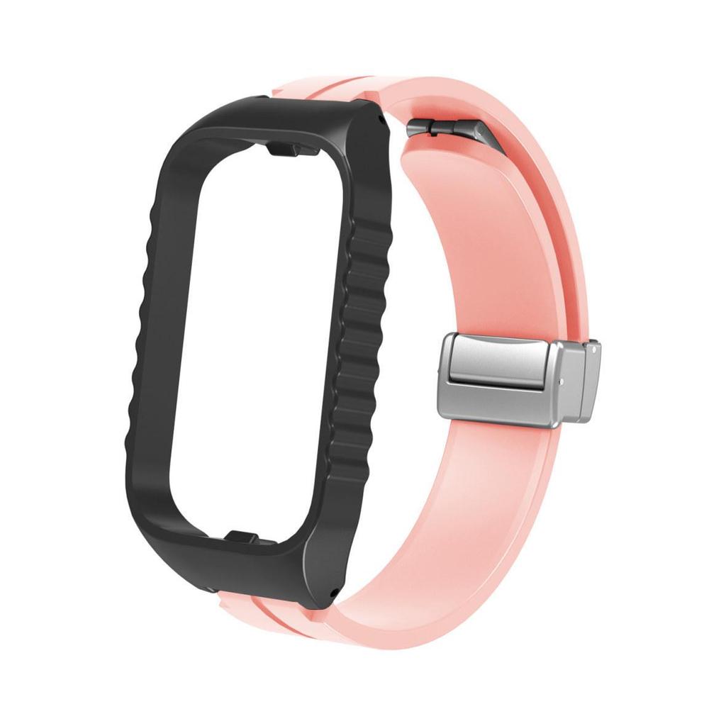 Foldable Magnetic Silicone Strap for Redmi Smart Band 2/3 and Xiaomi Smart Band 8 Active