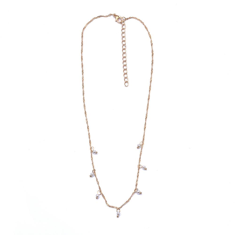 Accessoires, Mehrlagige Perlenkette für Damen, Hip-Hop Punk Vielseitige Liebesanhänger Artikel