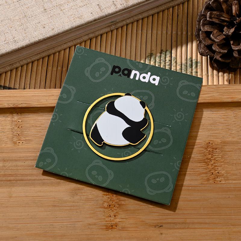 Adorable Panda Metal Bookmark - Festival Souvenir & Children's Reading Page Holder Gift