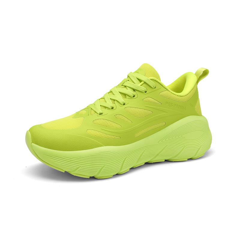 Sneakers high elastic shock absorber running jumping exercise couple casual shoes fashion versatile trendy shoes